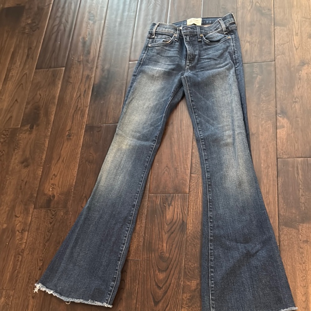 McGuire Denim Blue Flare Jeans with Vintage Appeal